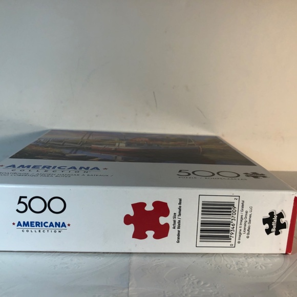 Buffalo Games - Old Boathouse - 500 Piece Jigsaw Puzzle - Picture 2 of 7